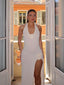 Claire | Robe Maxi Sans Manches Élégante - Alea