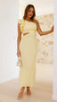 Blaire | Robe Maxi à Épaule Unique avec Découpes - Alea
