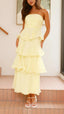Kate | Robe Maxi à Volants Superposés Élégante - Alea