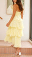 Kate | Robe Maxi à Volants Superposés Élégante - Alea