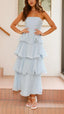 Kate | Robe Maxi à Volants Superposés Élégante - Alea