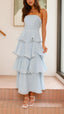 Kate | Robe Maxi à Volants Superposés Élégante - Alea