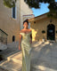 Emory | Satin Maxi Robe with Open Back - Alea