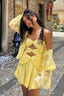 Priya | Mini Robe avec Anneaux Dorés - Alea
