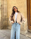 Leyla | Manteau Trench Court Ceinturé - Alea