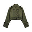 Leyla | Manteau Trench Court Ceinturé - Alea