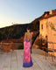 Eulalia | Robe Maxi Imprimée Slim à Dos Nu - Alea