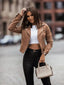 Veste Vintage en Fourrure pour Femmes avec Fermeture Éclair et Coupe Ajustée - Alea