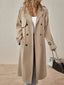 Trench Long Premium pour Femmes avec Boutons - Modèle Joelle - Alea