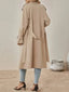 Trench Long Premium pour Femmes avec Boutons - Modèle Joelle - Alea