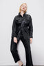 Isabella - Manteau Trench en Cuir pour Femme - Alea