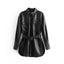 Isabella - Manteau Trench en Cuir pour Femme - Alea