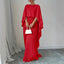 Maxi Robe Plissée Fluide à Manches Chauve-Souris - Alea