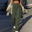 Femme Pantalon Cargo Taille Haute - Alea