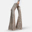 Pantalon femme taille haute évasé orné de paillettes - Alea