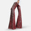 Pantalon femme taille haute évasé orné de paillettes - Alea