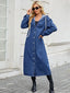 Long Denim Trench Coat for Women - Alea