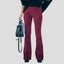 Pantalon vintage en velours côtelé taille haute pour femmes - Alea