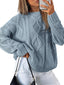 Pull oversize en tricot torsadé pour femmes - Alea