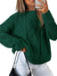 Pull oversize en tricot torsadé pour femmes - Alea