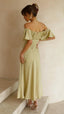 Nalani | Robe Maxi Off-Shoulder avec Manches Papillon - Alea