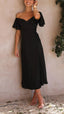 Nalani | Robe Maxi Off-Shoulder avec Manches Papillon - Alea