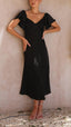 Nalani | Robe Maxi Off-Shoulder avec Manches Papillon - Alea