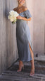 Nalani | Robe Maxi Off-Shoulder avec Manches Papillon - Alea