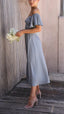 Nalani | Robe Maxi Off-Shoulder avec Manches Papillon - Alea