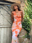 Galilea | Tropical Floral Maxi Dress - Alea