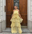 Amira | Robe Maxi Dos Nu à Volants - Alea