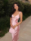 Bellamy | Sans Manches Satin Maxi Robe - Alea