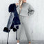 Ensemble Co-ord Femme Confortable avec Manches Bouffantes et Col Montant - Alea