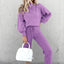 Ensemble Co-ord Femme Confortable avec Manches Bouffantes et Col Montant - Alea