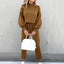 Ensemble Co-ord Femme Confortable avec Manches Bouffantes et Col Montant - Alea