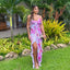 Nylah | Robe Maxi Fleurie à Volants - Alea