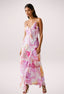 Nylah | Robe Maxi Fleurie à Volants - Alea