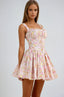 Lynn | Floral Mini Corset Robe - Alea
