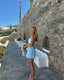 Demetria | Mini Robe Halter en Satin Bicolore - Alea