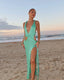 Chandria | Robe Maxi Tressée à Fente - Alea