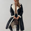 Cora - Manteau moderne long en tissu teddy doublé pour femmes - Alea