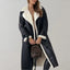 Cora - Manteau moderne long en tissu teddy doublé pour femmes - Alea