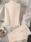 Islara - Élégant Ensemble Blazer Uni à Deux Pièces - Alea