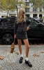 Ensemble Blazer et Jupe en Tissu Tweed - Alea