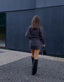 Ensemble Blazer et Jupe en Tissu Tweed - Alea
