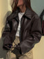 Nora | Veste Bordeaux Femme Automne Hiver