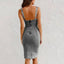 Robe Camisole Moulante en Denim - Alea